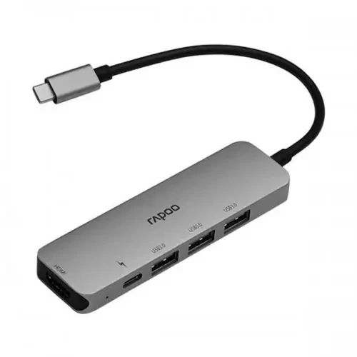 Rapoo XD100 Multifunction 5 in 1 Type C Adapter