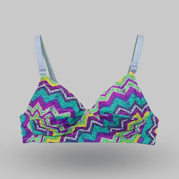 প্রিন্ট স্ট্রেচ ব্রা Caribbean Style